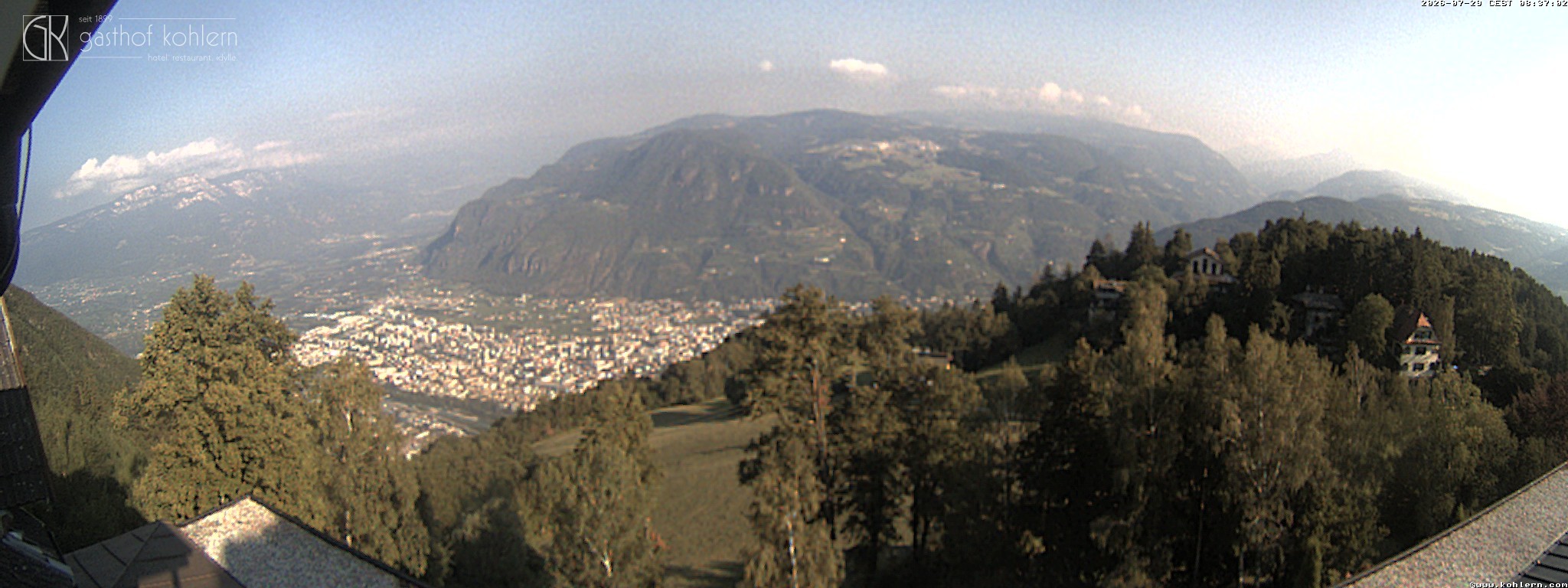 Archiv Foto Webcam Bozen - Gasthof Kohlern
