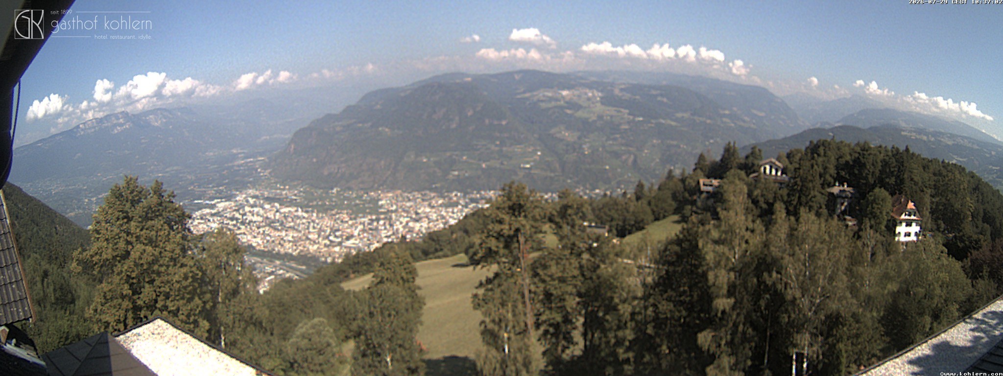Archiv Foto Webcam Bozen - Gasthof Kohlern