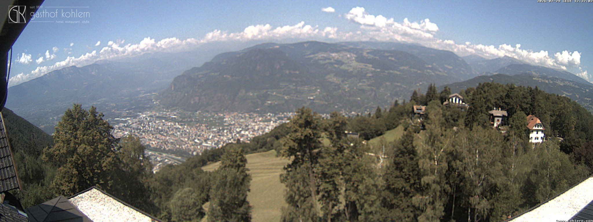 Archiv Foto Webcam Bozen - Gasthof Kohlern
