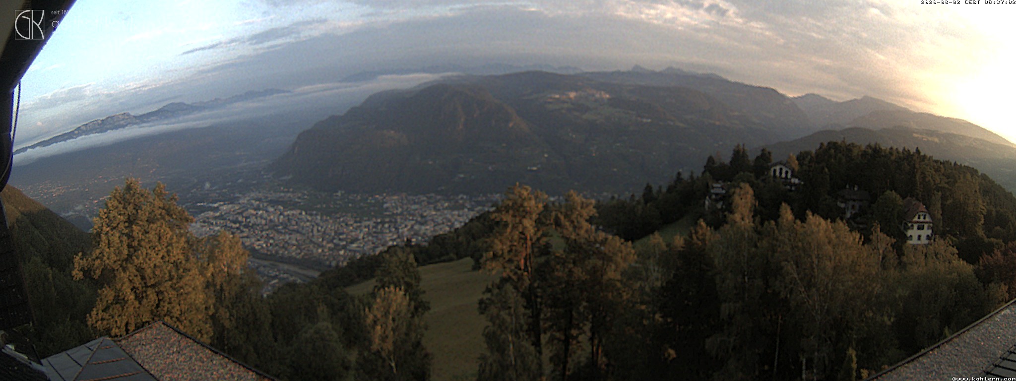 Archiv Foto Webcam Bozen - Gasthof Kohlern