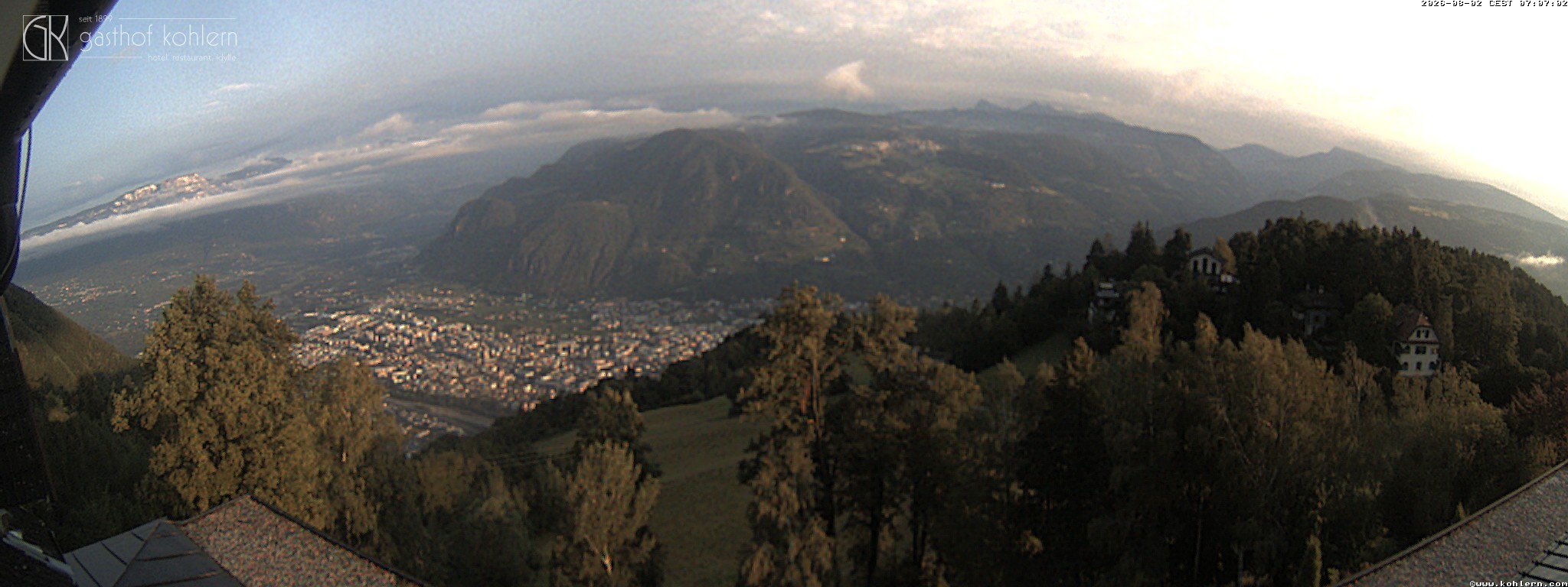 Archiv Foto Webcam Bozen - Gasthof Kohlern