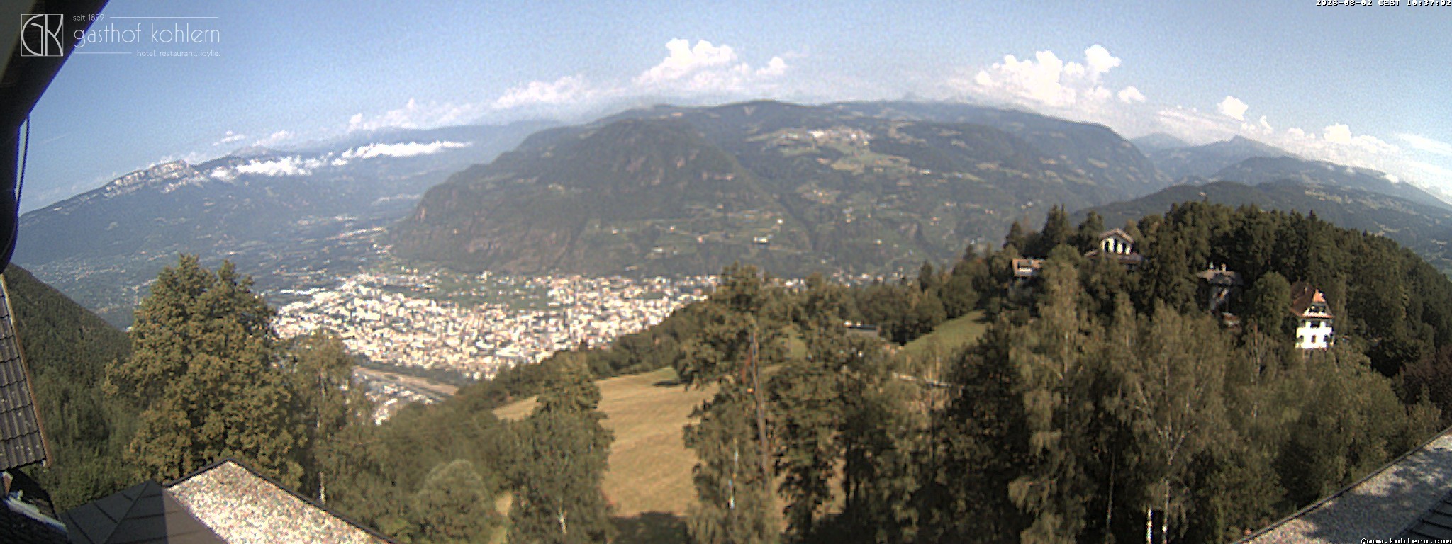 Archiv Foto Webcam Bozen - Gasthof Kohlern