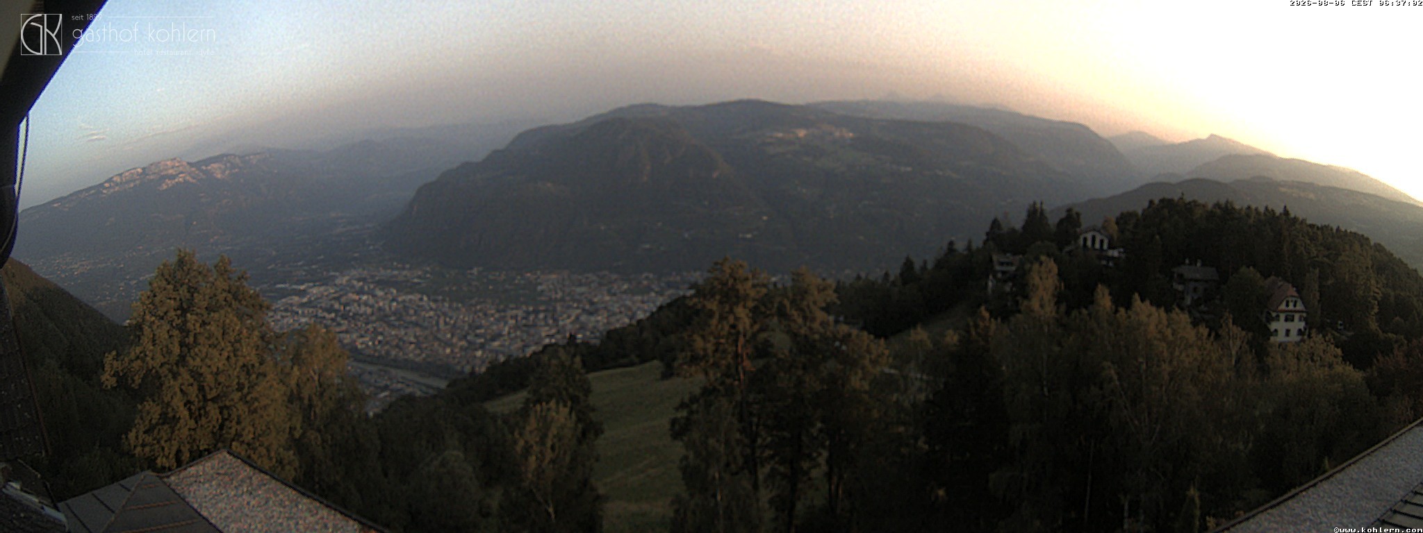 Archiv Foto Webcam Bozen - Gasthof Kohlern