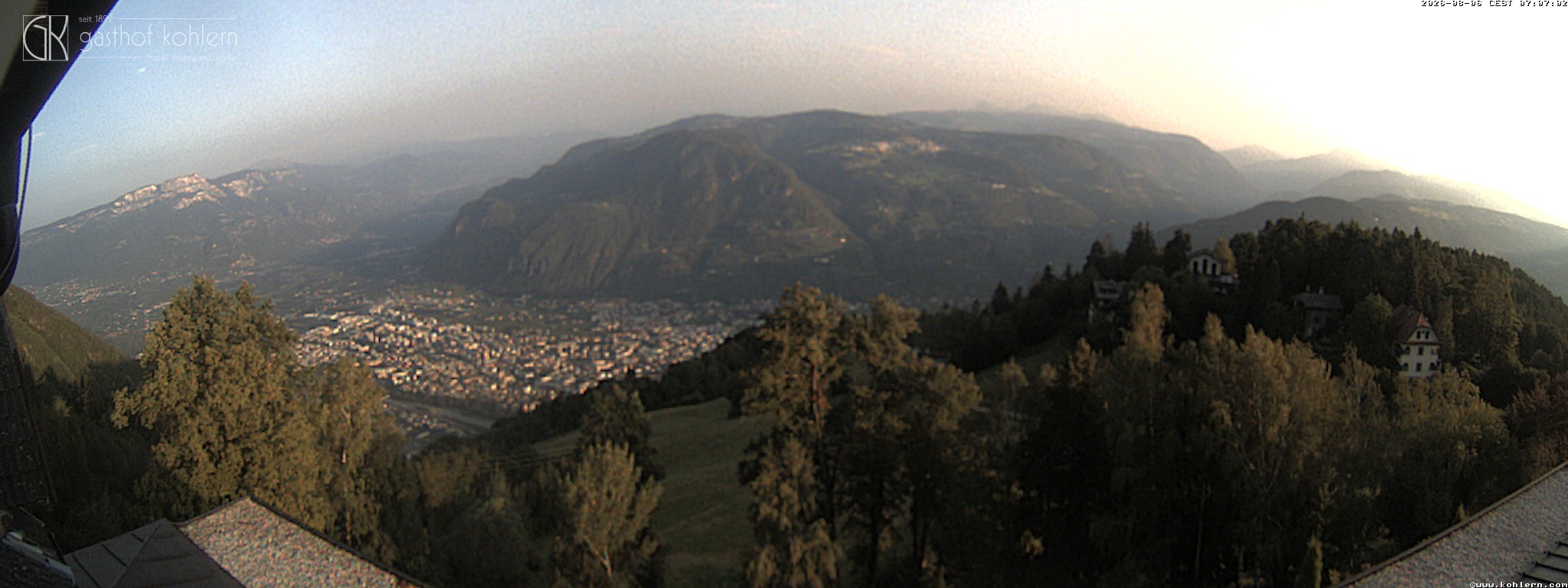 Archiv Foto Webcam Bozen - Gasthof Kohlern