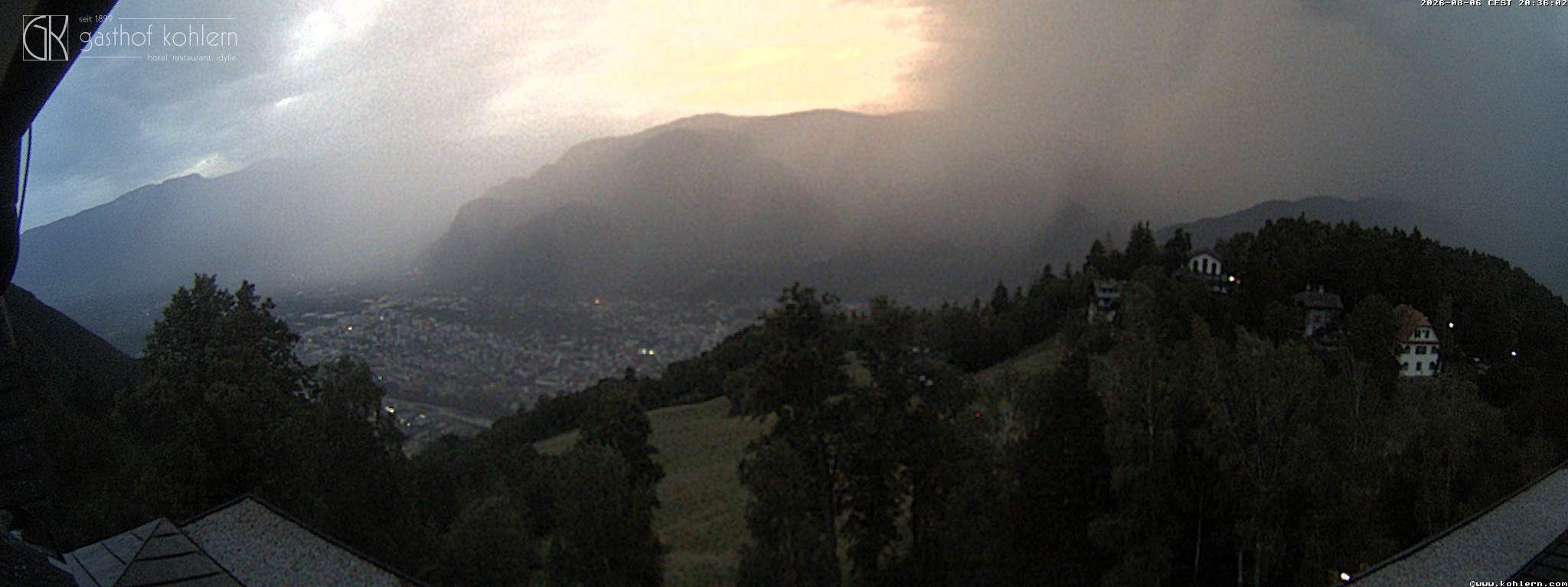 Archived image Webcam Bozen - Panoramic view Hotel Kohlern