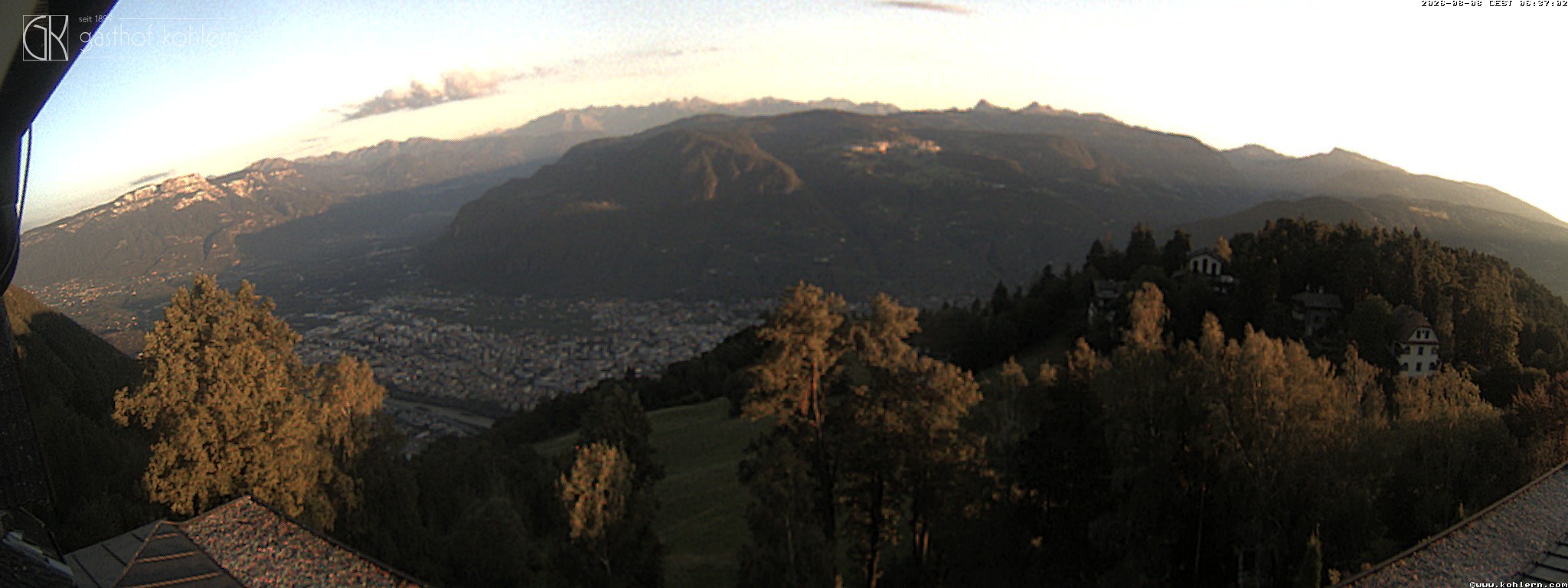Archiv Foto Webcam Bozen - Gasthof Kohlern