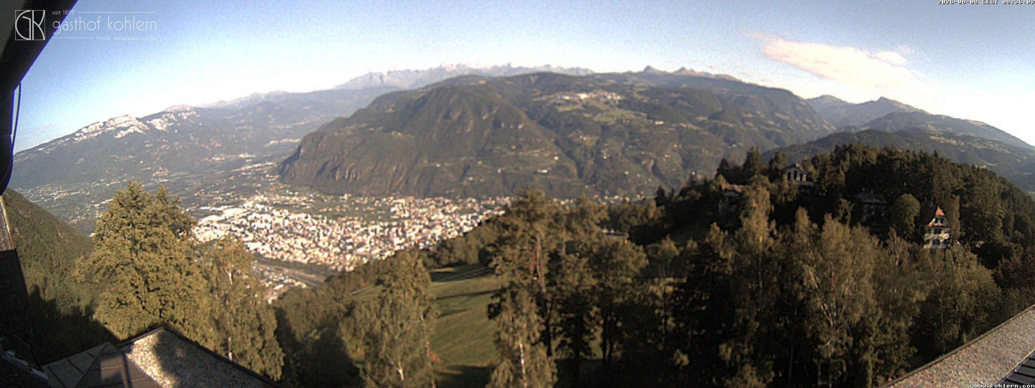 Archiv Foto Webcam Bozen - Gasthof Kohlern
