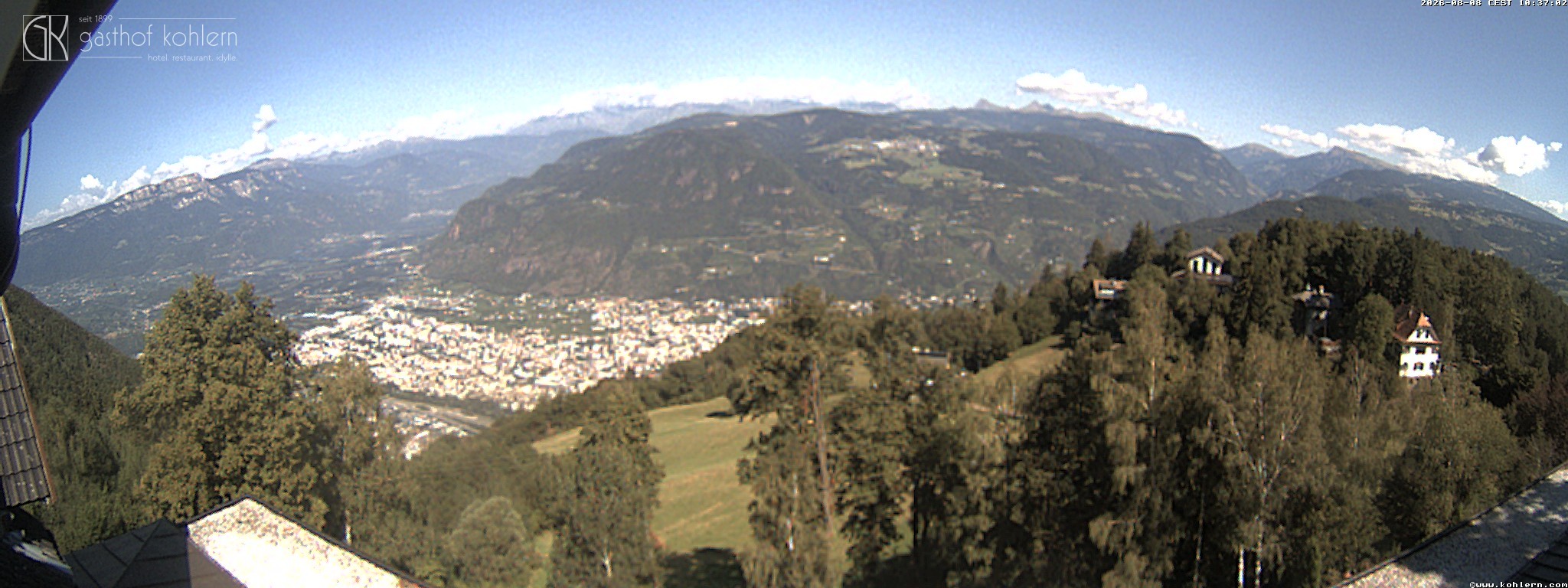 Archiv Foto Webcam Bozen - Gasthof Kohlern