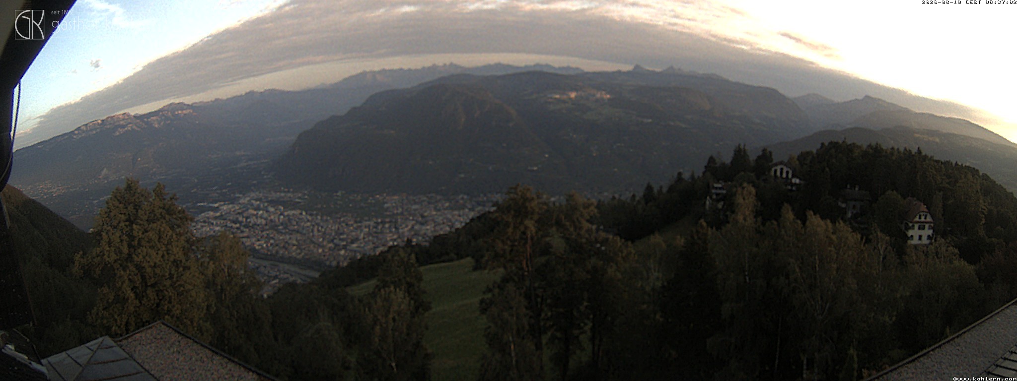 Archiv Foto Webcam Bozen - Gasthof Kohlern