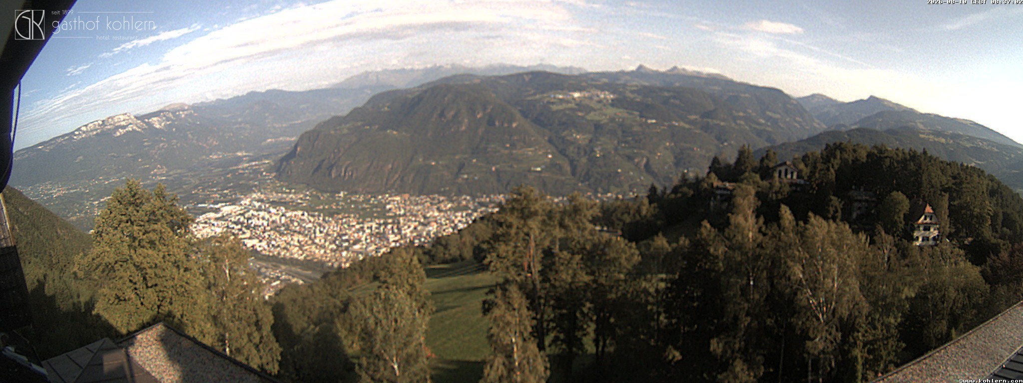Archiv Foto Webcam Bozen - Gasthof Kohlern