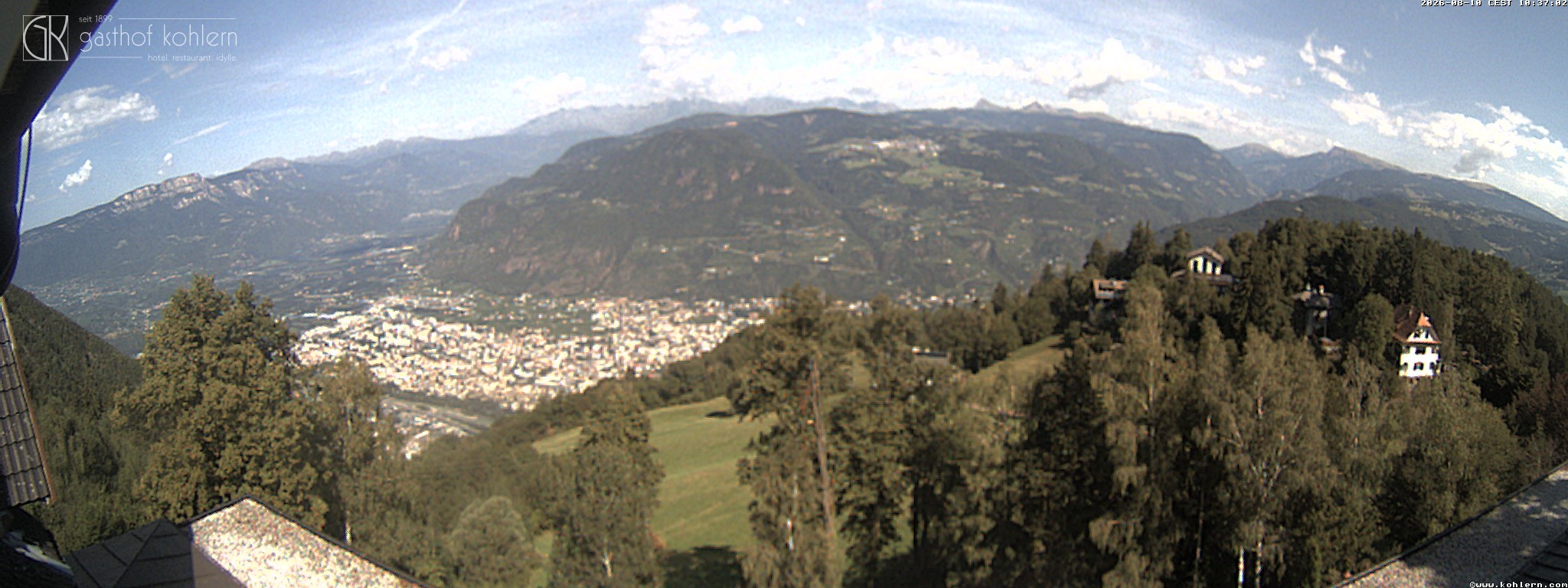 Archiv Foto Webcam Bozen - Gasthof Kohlern