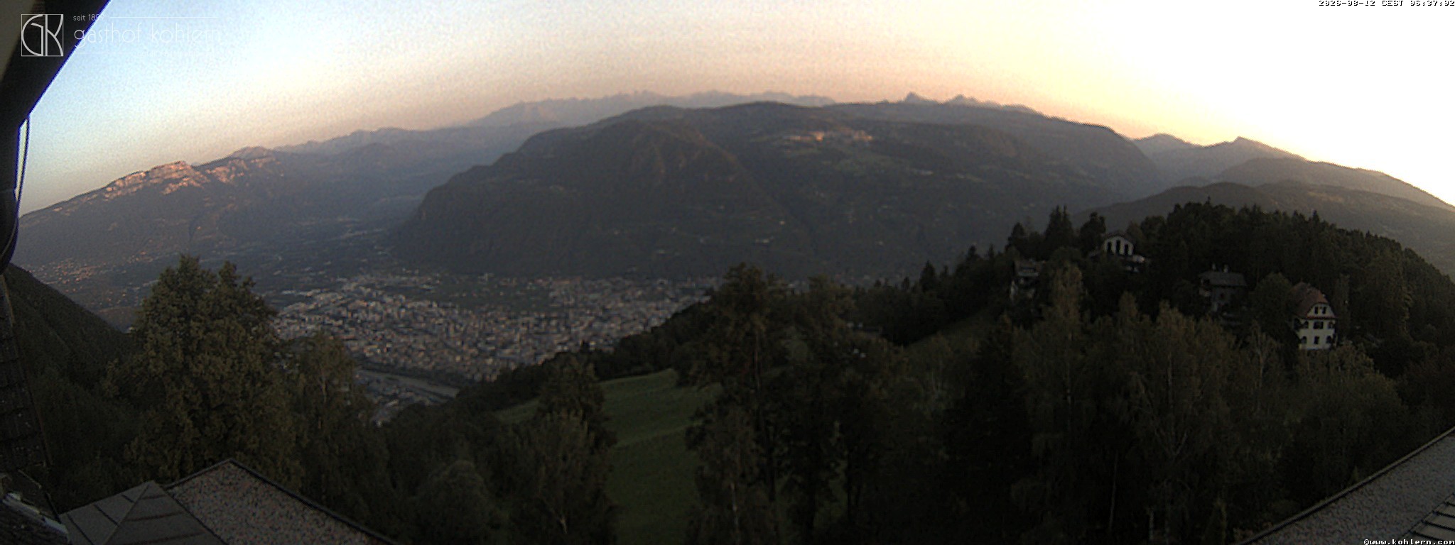 Archiv Foto Webcam Bozen - Gasthof Kohlern