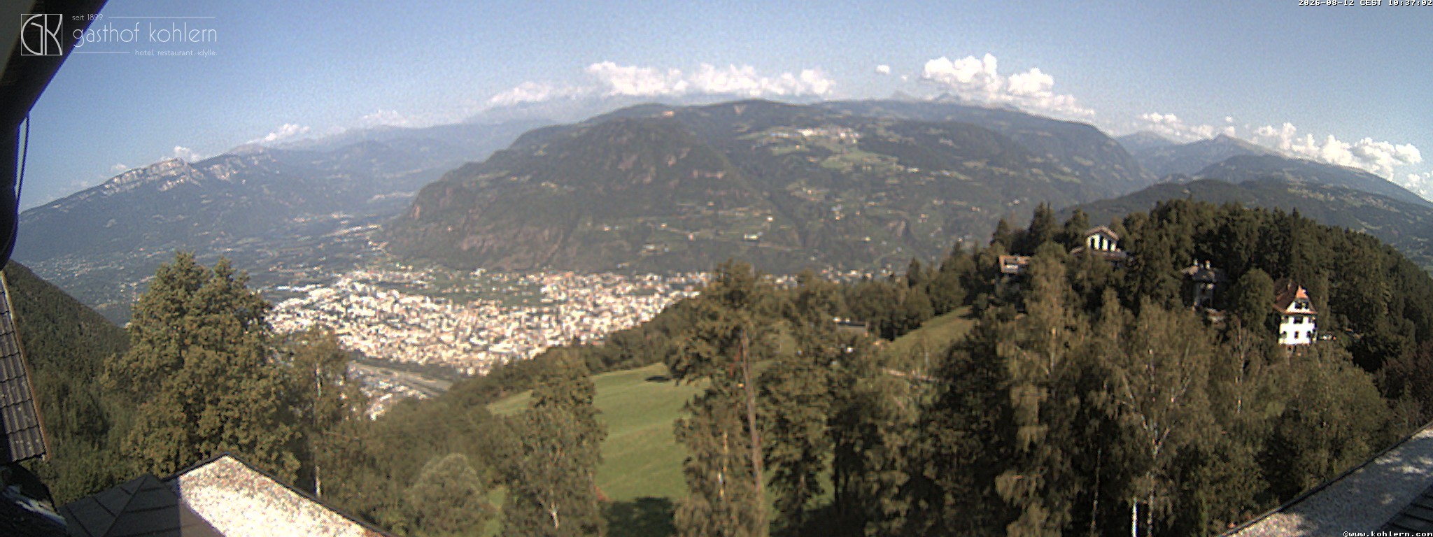 Archiv Foto Webcam Bozen - Gasthof Kohlern