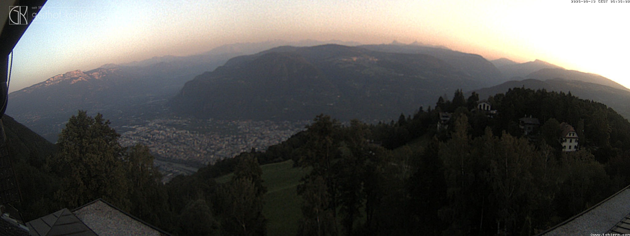 Archiv Foto Webcam Bozen - Gasthof Kohlern