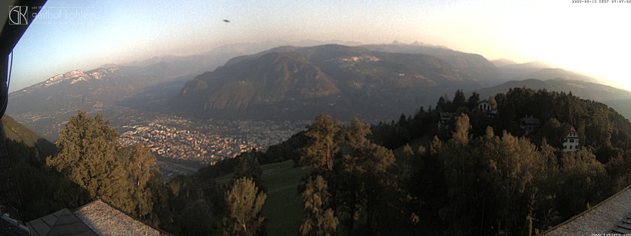 Archiv Foto Webcam Bozen - Gasthof Kohlern