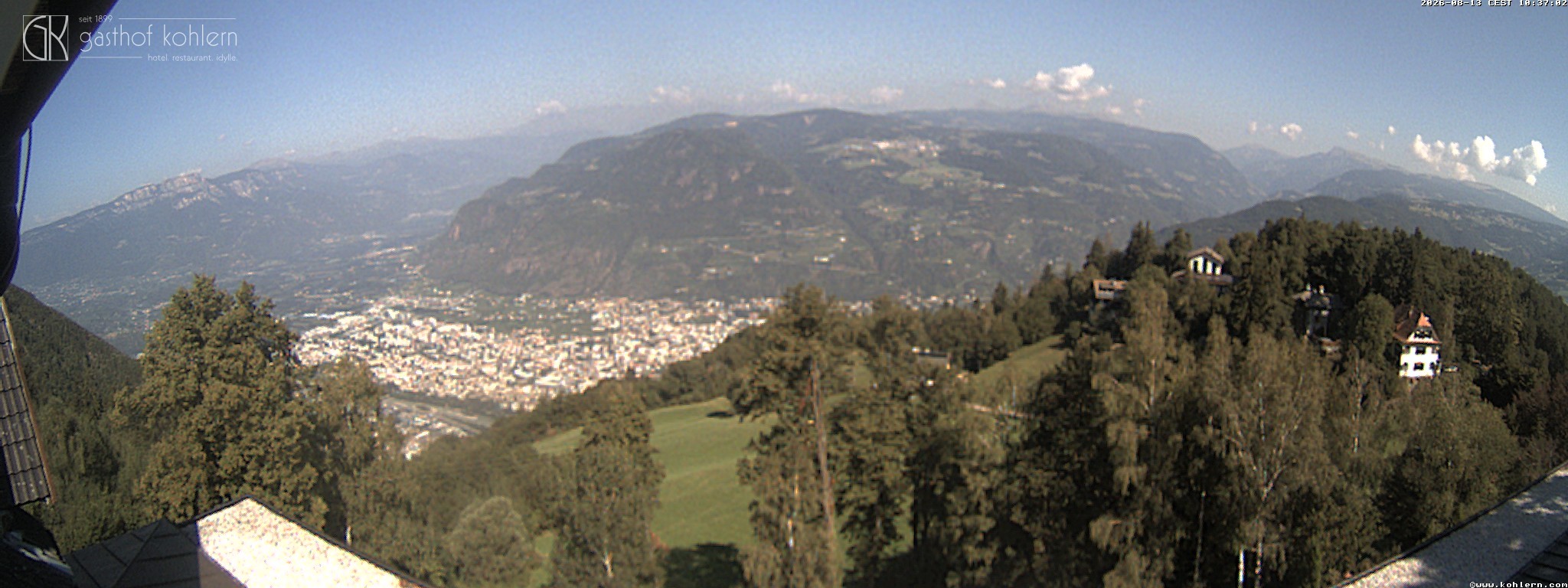 Archiv Foto Webcam Bozen - Gasthof Kohlern