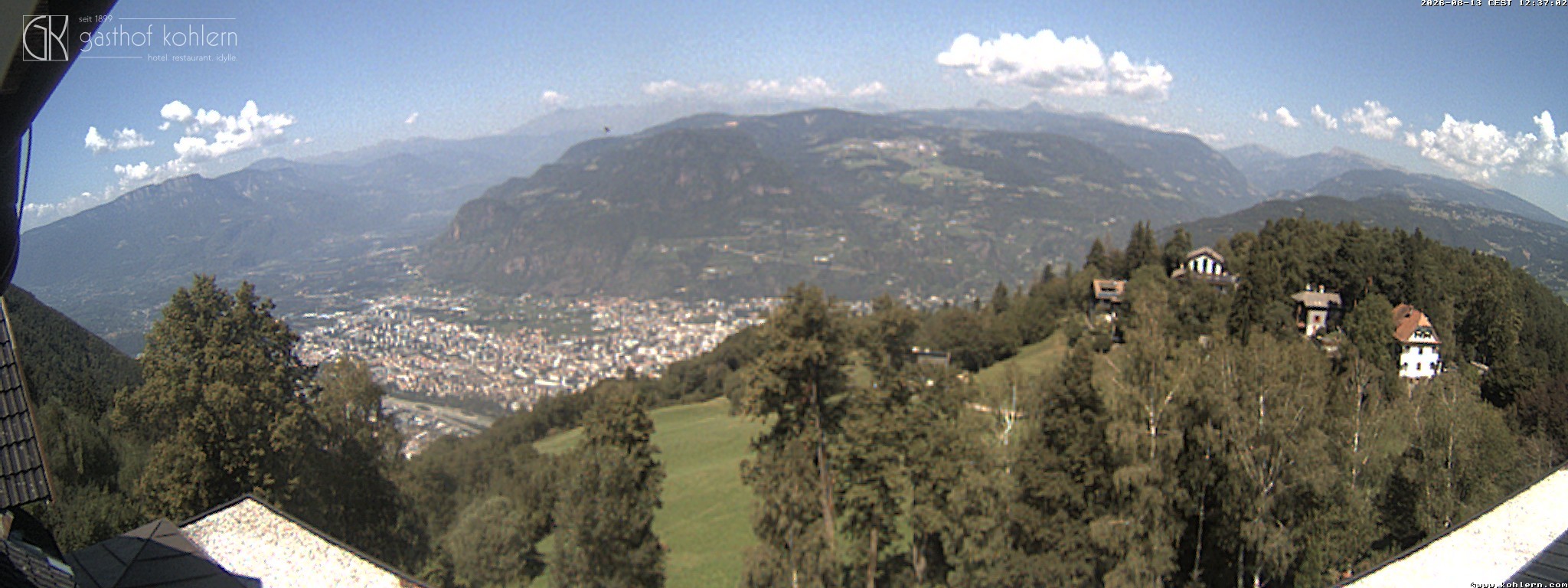 Archiv Foto Webcam Bozen - Gasthof Kohlern