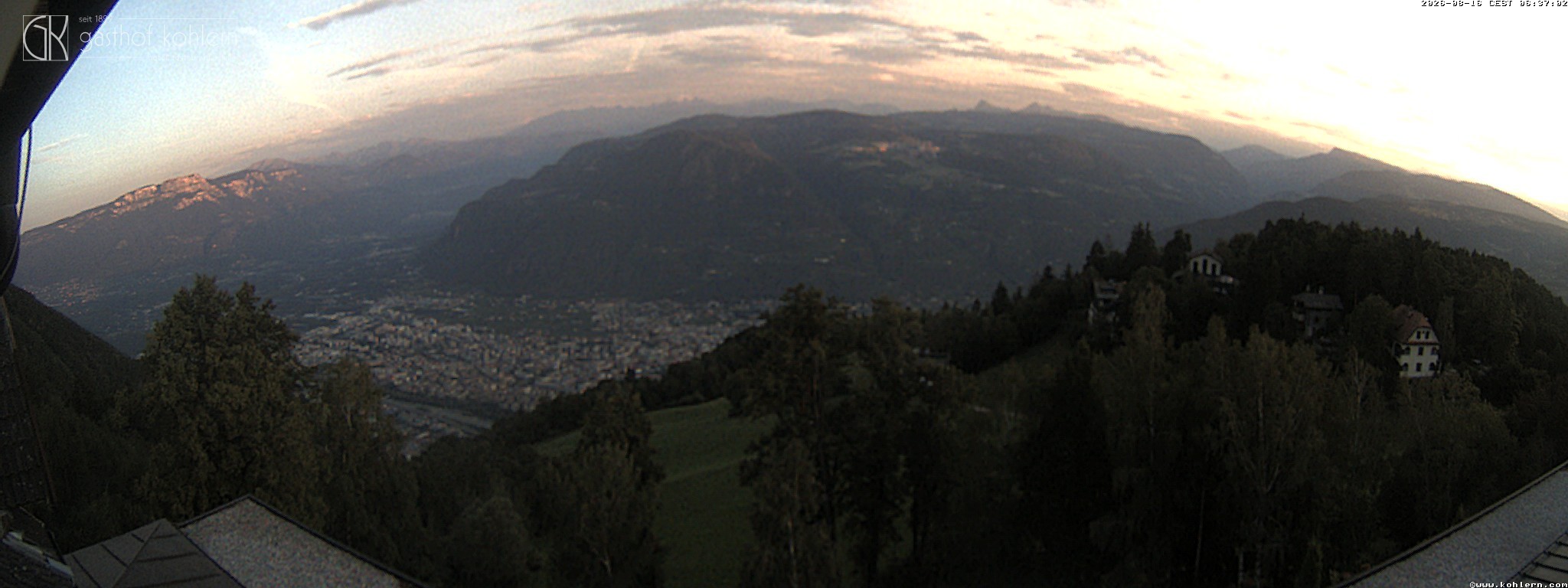 Archiv Foto Webcam Bozen - Gasthof Kohlern