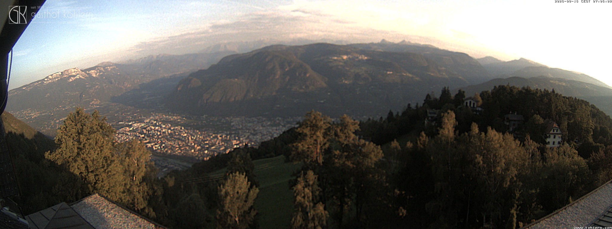 Archiv Foto Webcam Bozen - Gasthof Kohlern