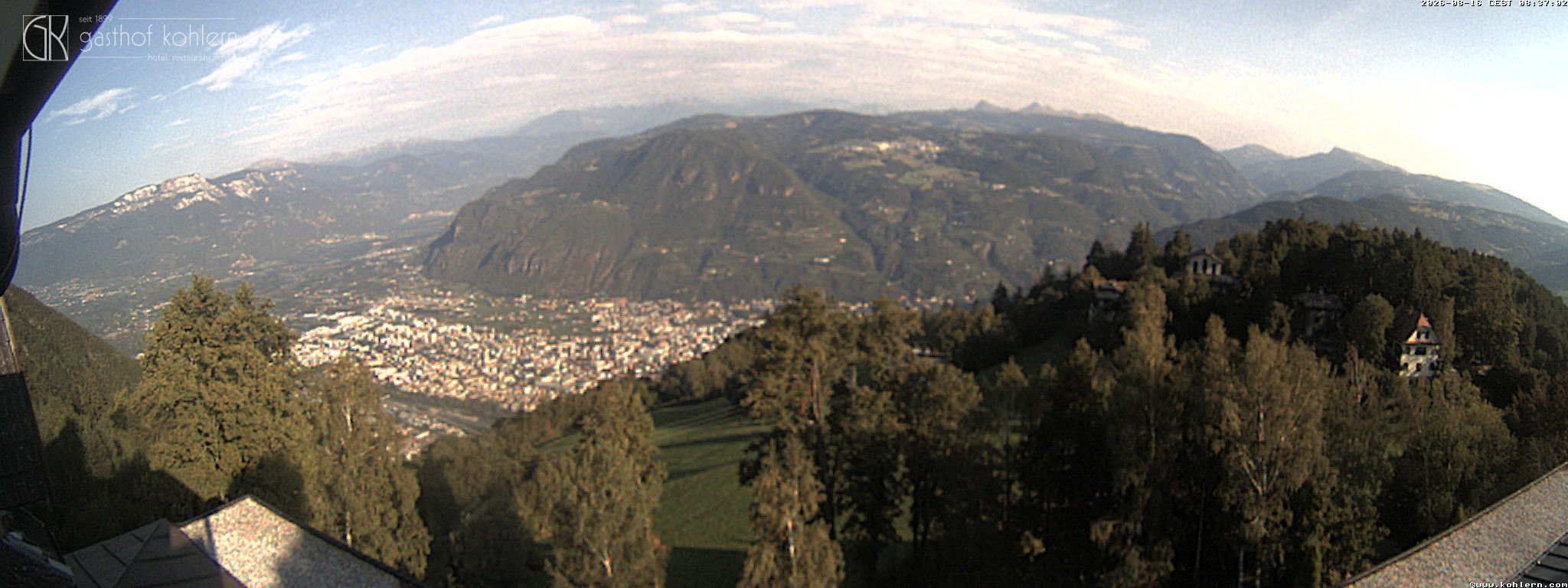 Archiv Foto Webcam Bozen - Gasthof Kohlern