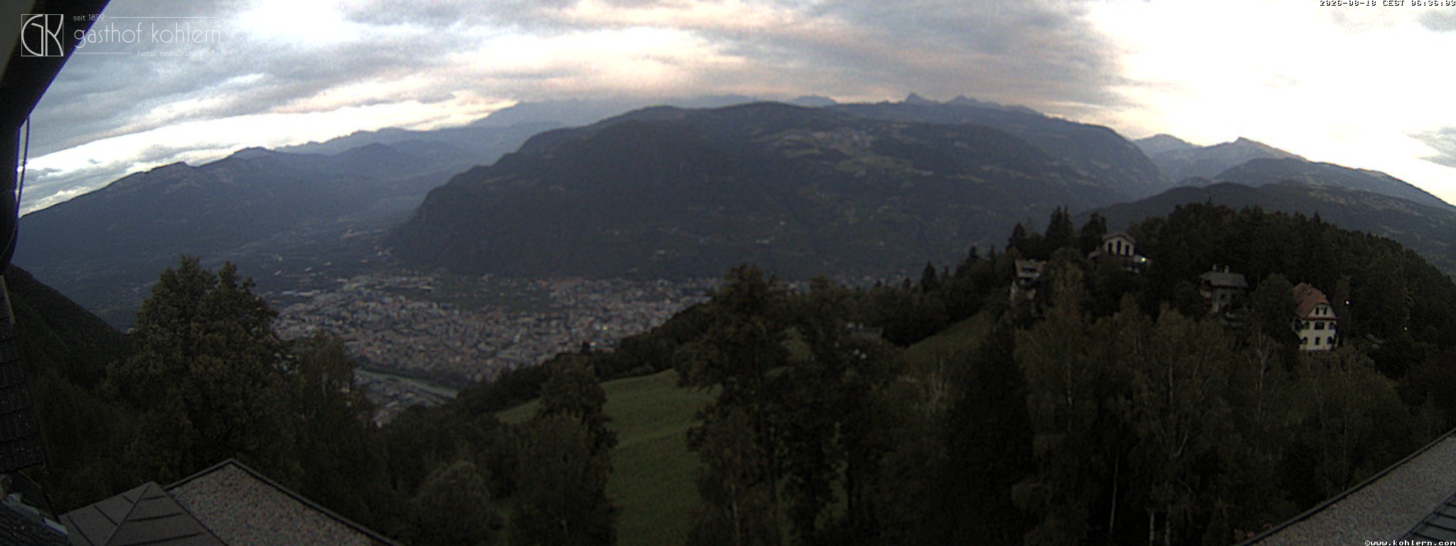 Archiv Foto Webcam Bozen - Gasthof Kohlern