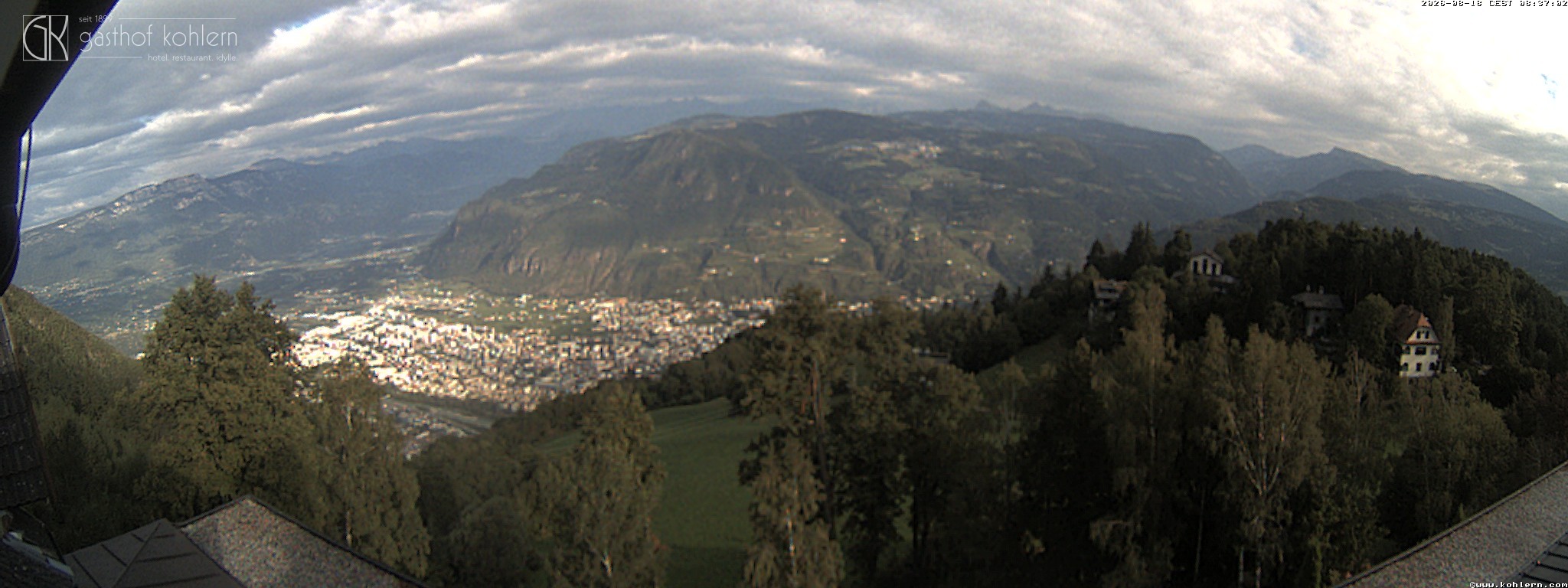 Archiv Foto Webcam Bozen - Gasthof Kohlern