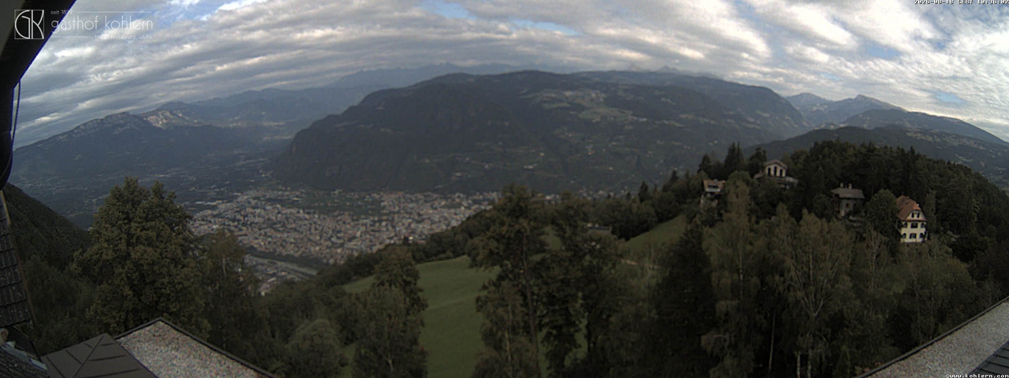 Archiv Foto Webcam Bozen - Gasthof Kohlern