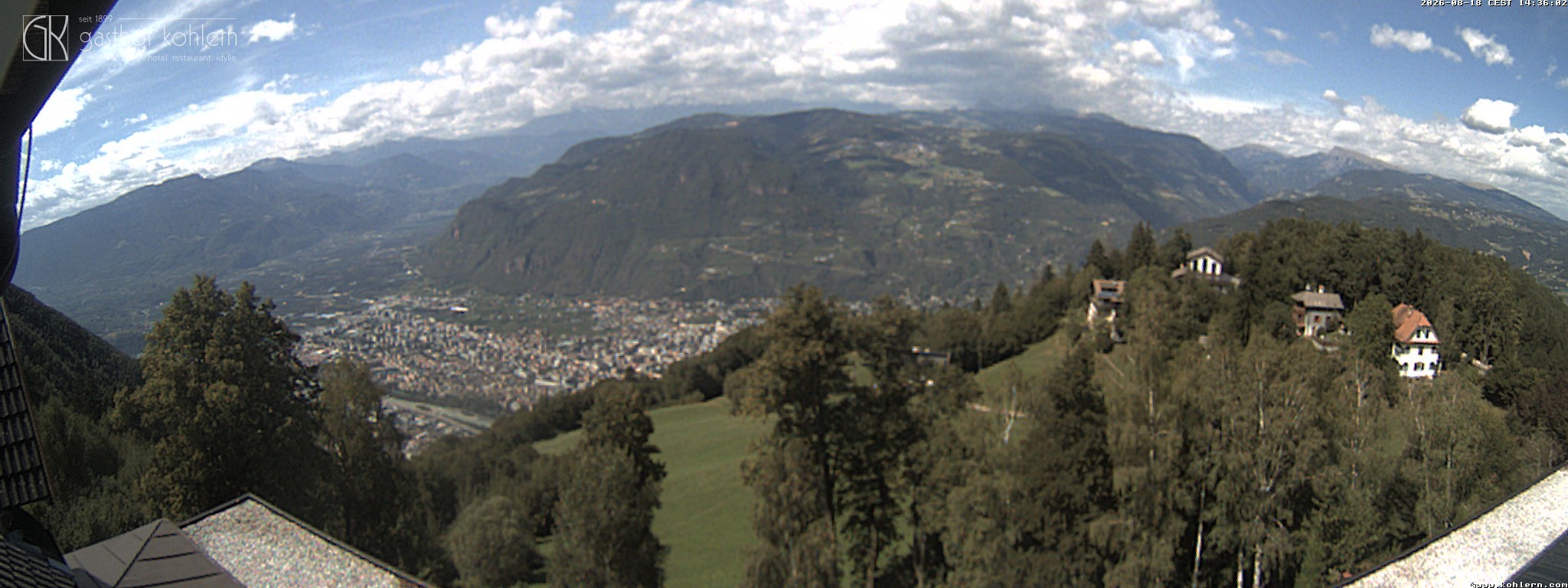 Archiv Foto Webcam Bozen - Gasthof Kohlern