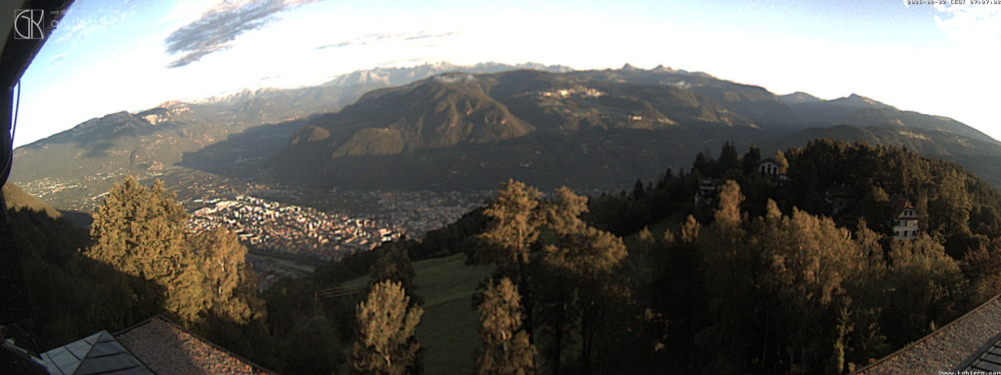 Archiv Foto Webcam Bozen - Gasthof Kohlern