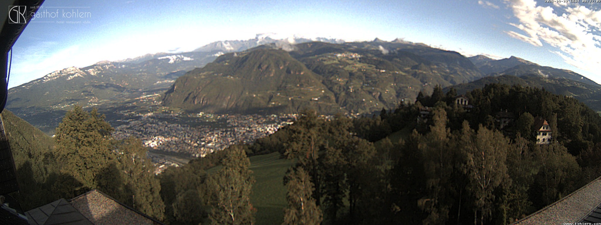 Archiv Foto Webcam Bozen - Gasthof Kohlern