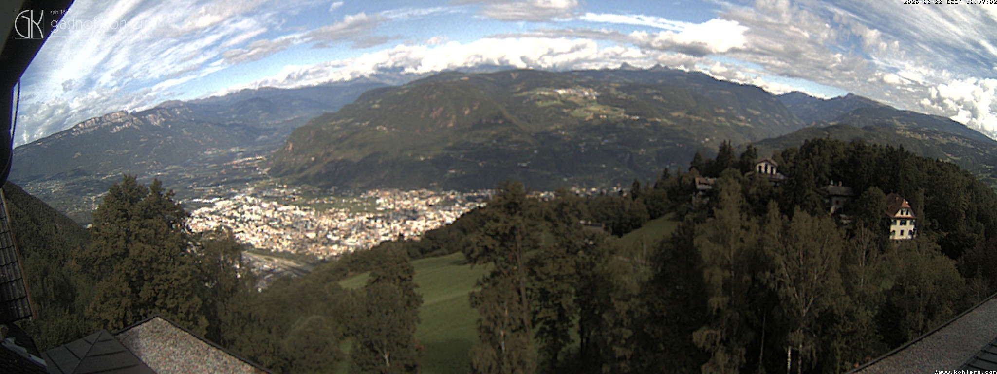 Archiv Foto Webcam Bozen - Gasthof Kohlern