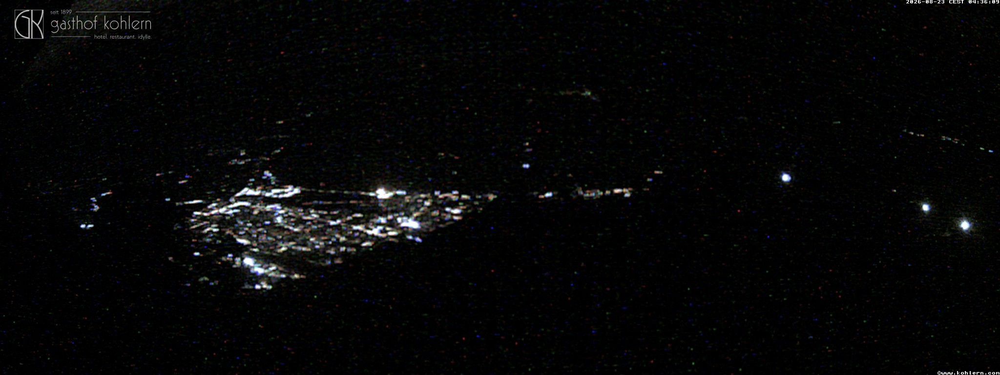 Archived image Webcam Bozen - Panoramic view Hotel Kohlern