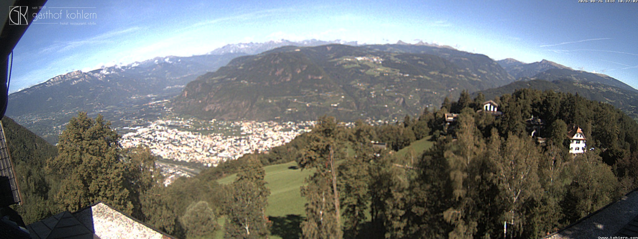 Archiv Foto Webcam Bozen - Gasthof Kohlern