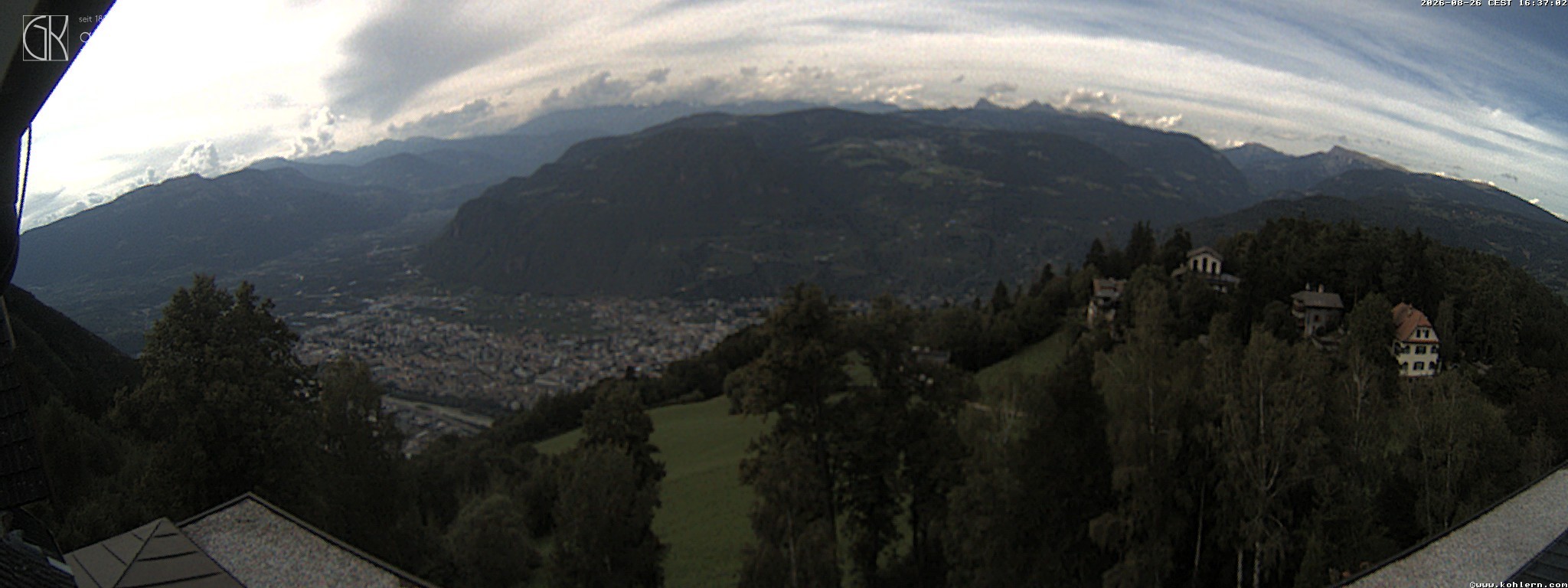 Archiv Foto Webcam Bozen - Gasthof Kohlern