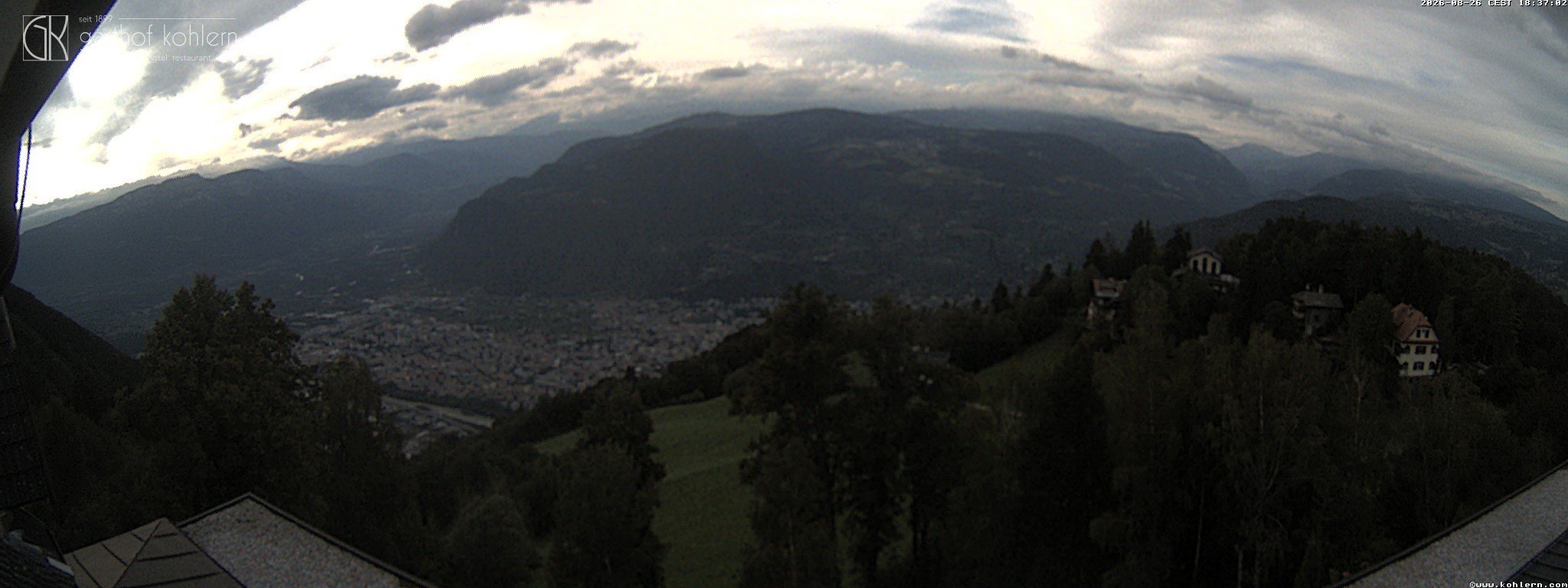 Archiv Foto Webcam Bozen - Gasthof Kohlern