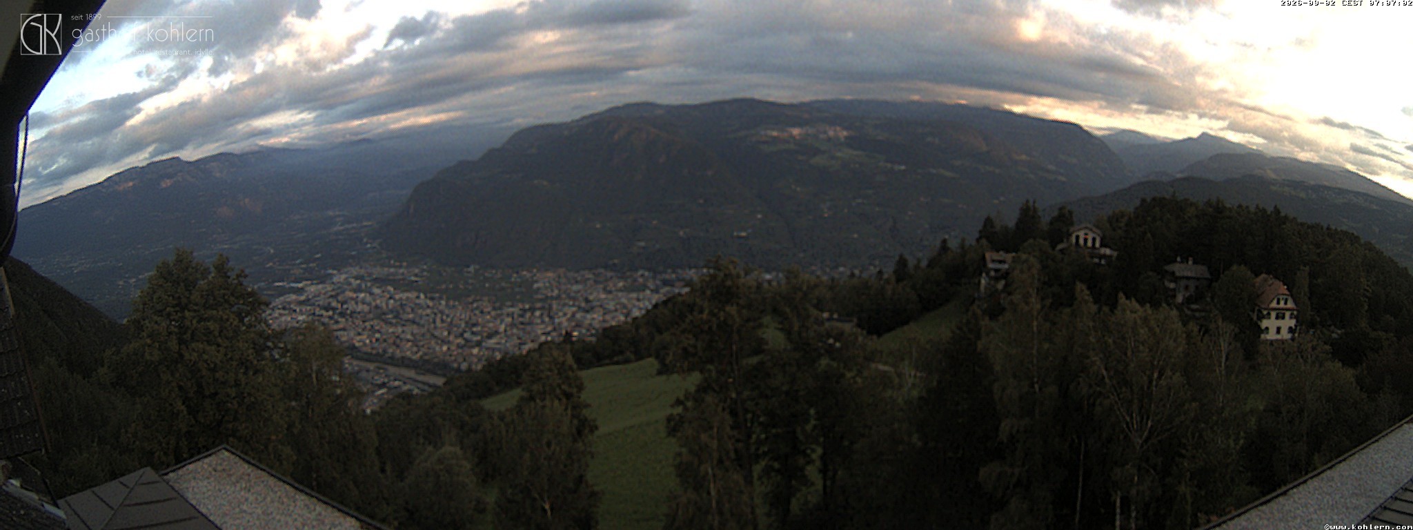 Archiv Foto Webcam Bozen - Gasthof Kohlern