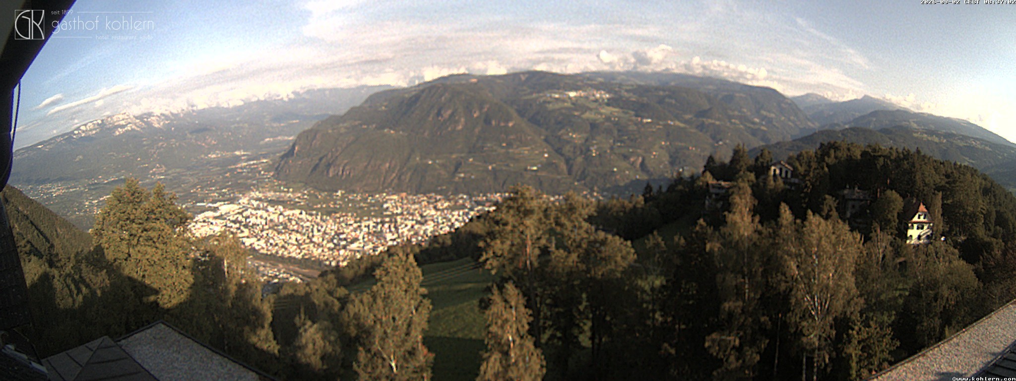 Archiv Foto Webcam Bozen - Gasthof Kohlern