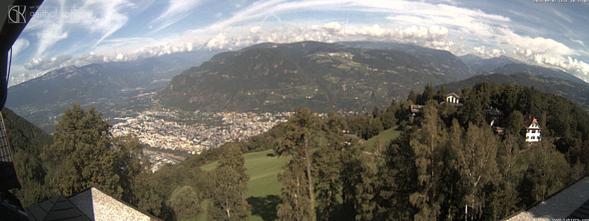 Archiv Foto Webcam Bozen - Gasthof Kohlern