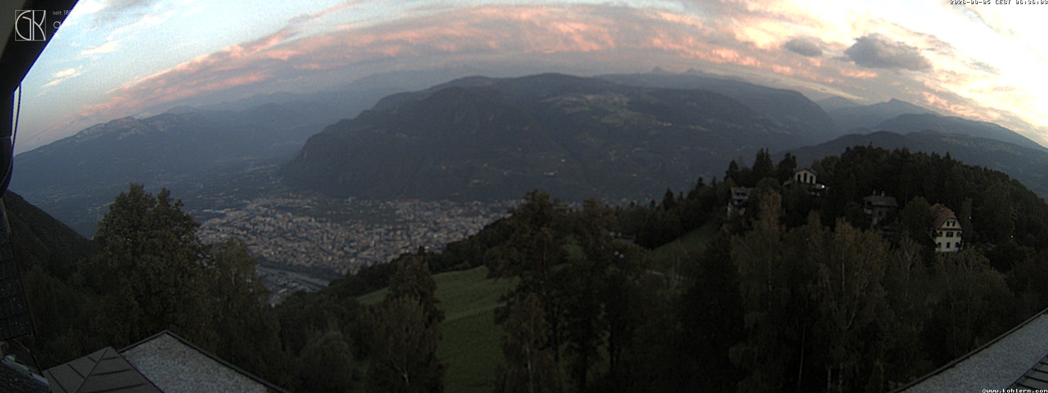 Archiv Foto Webcam Bozen - Gasthof Kohlern