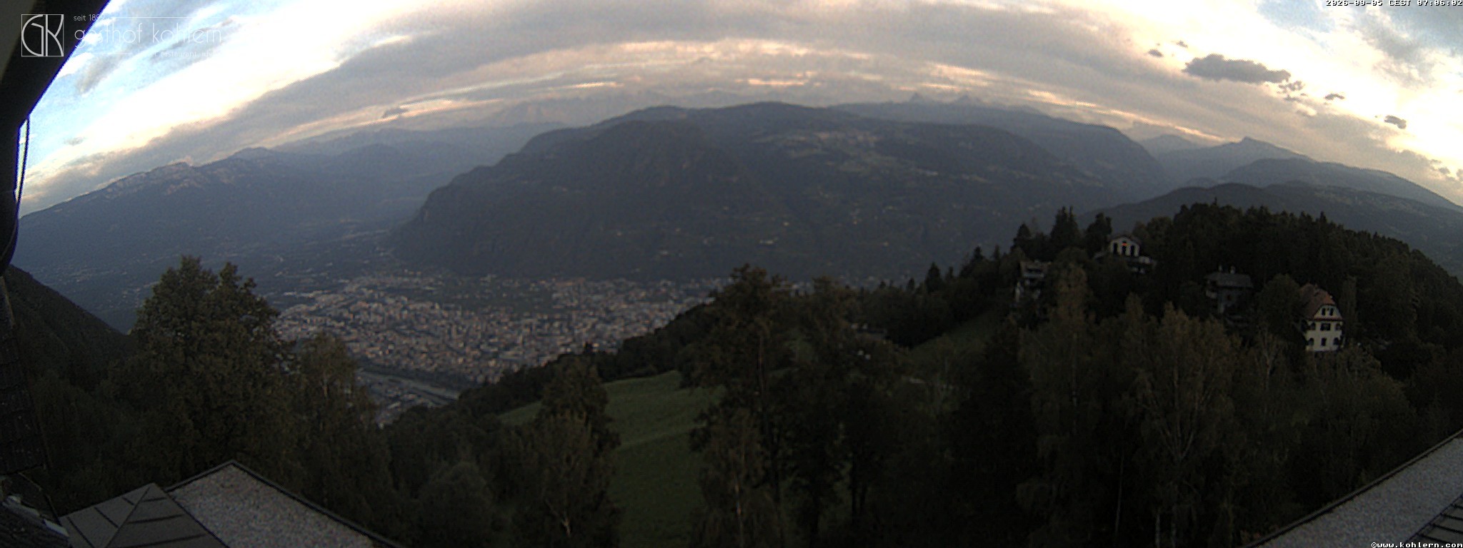 Archiv Foto Webcam Bozen - Gasthof Kohlern