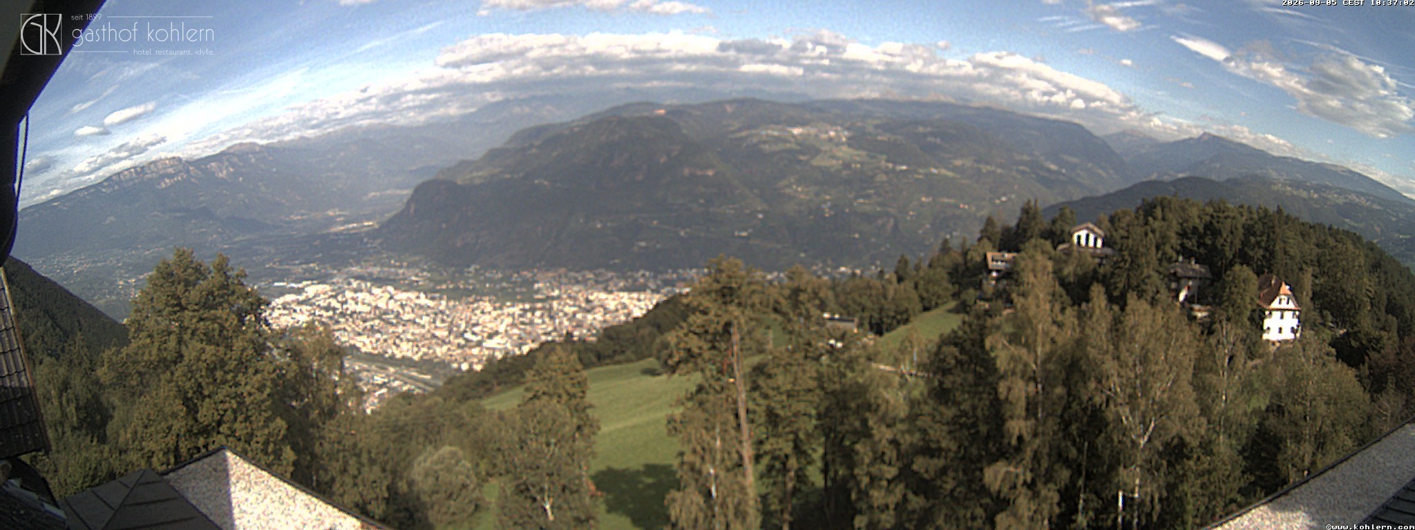 Archiv Foto Webcam Bozen - Gasthof Kohlern