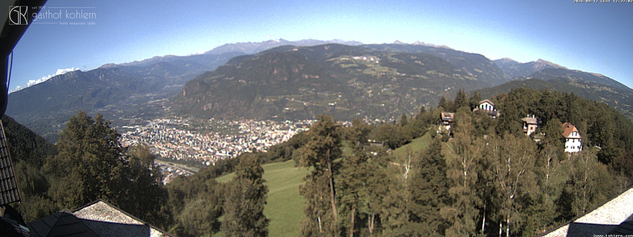Archiv Foto Webcam Bozen - Gasthof Kohlern