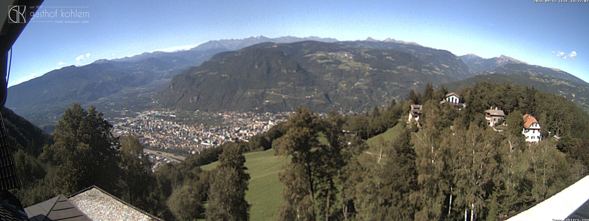 Archiv Foto Webcam Bozen - Gasthof Kohlern