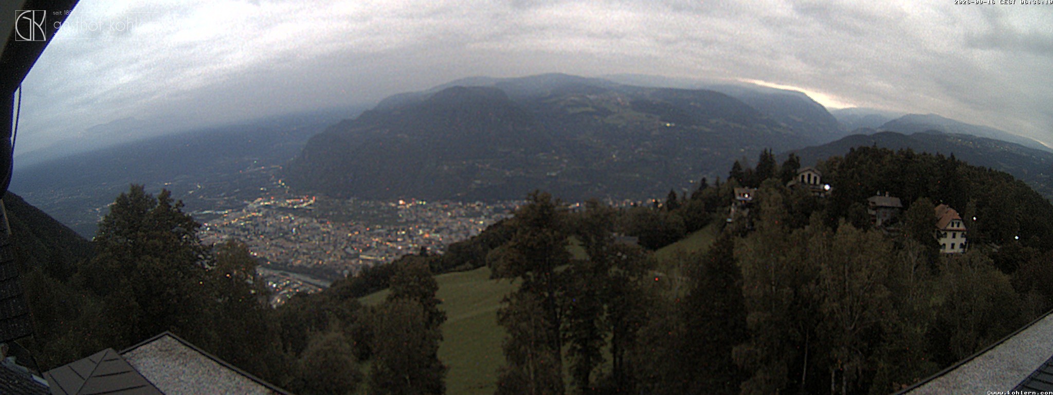Archiv Foto Webcam Bozen - Gasthof Kohlern