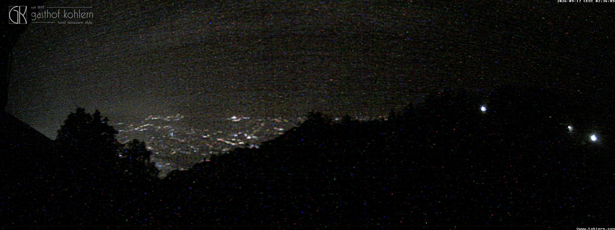 Archived image Webcam Bozen - Panoramic view Hotel Kohlern