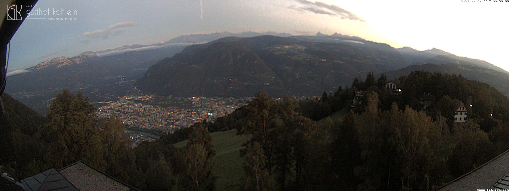 Archiv Foto Webcam Bozen - Gasthof Kohlern
