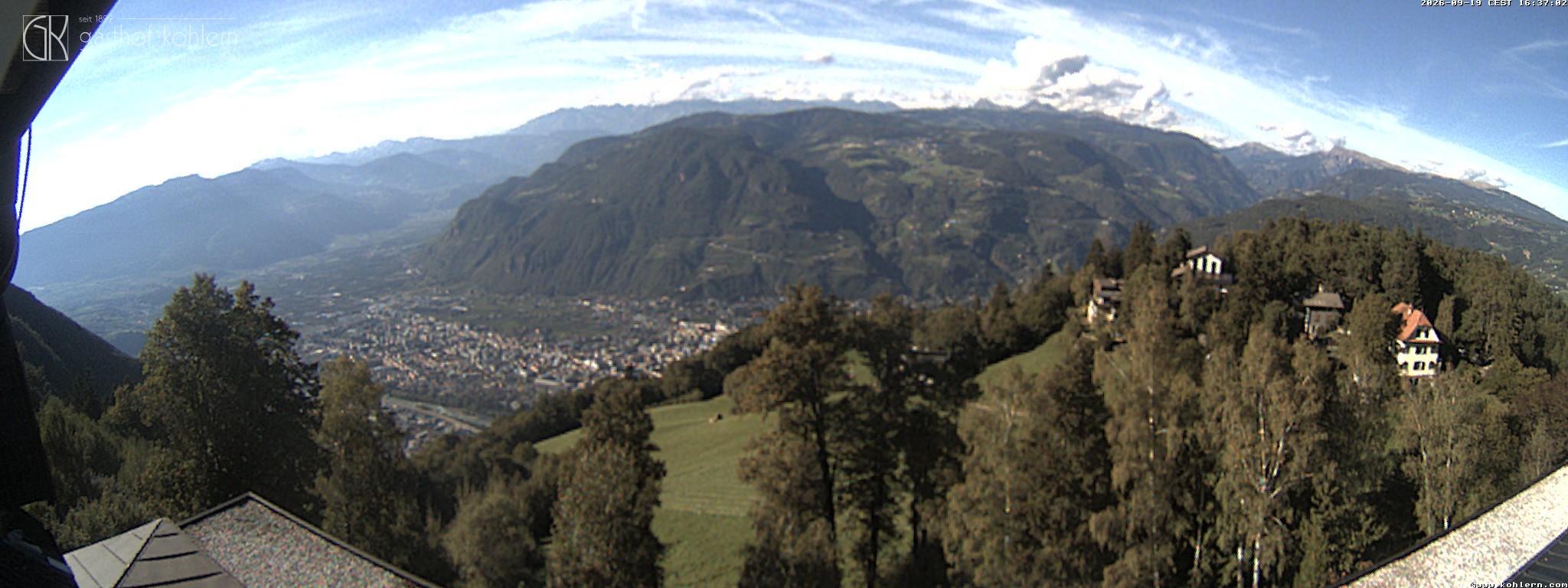 Archiv Foto Webcam Bozen - Gasthof Kohlern