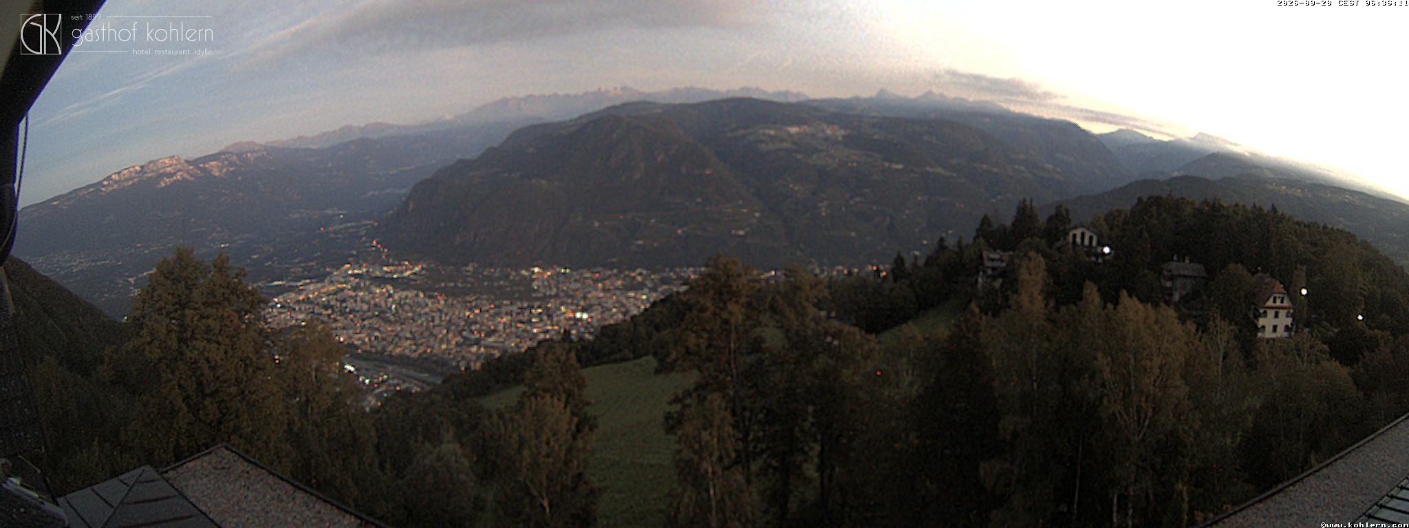 Archiv Foto Webcam Bozen - Gasthof Kohlern