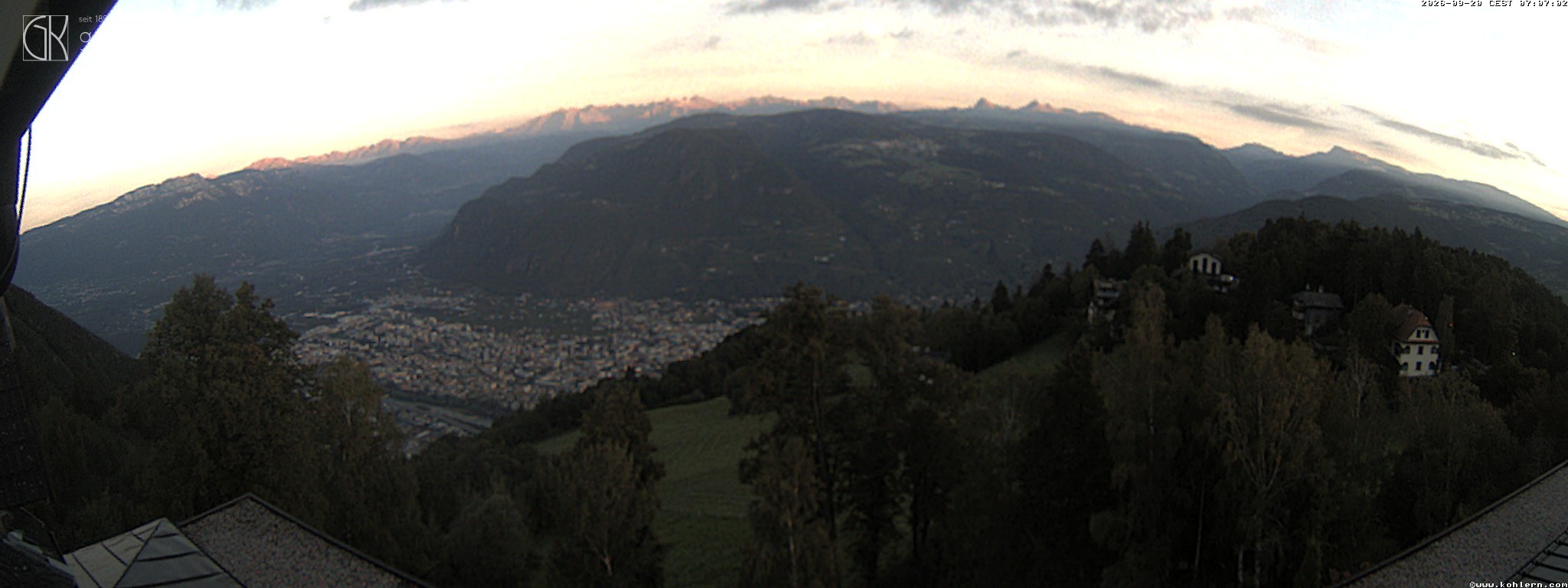 Archiv Foto Webcam Bozen - Gasthof Kohlern