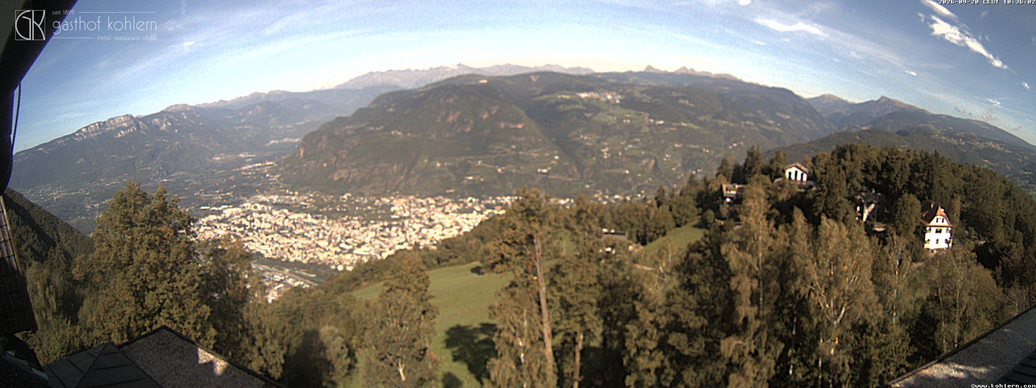 Archiv Foto Webcam Bozen - Gasthof Kohlern